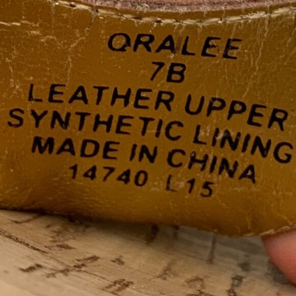 Lauren Ralph Lauren Oralee Cork Thong Wedge Women's Size 7 - Picture 9 of 10